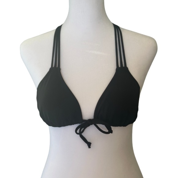 PINK Victoria's Secret Other - PINK by Victoria’s Secret Black Strappy Bikini Top